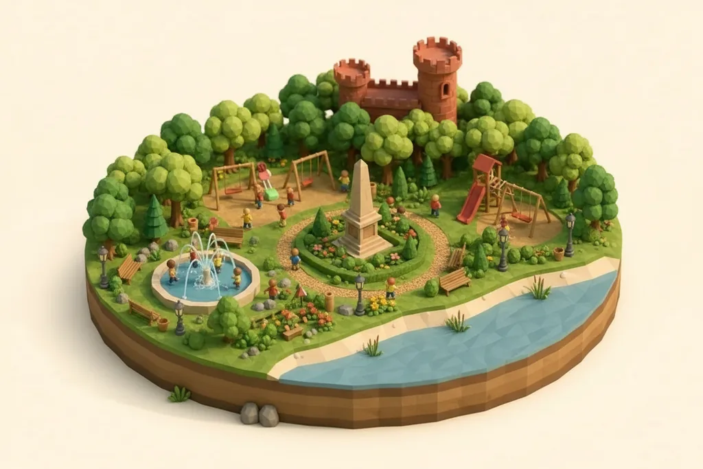 Bitts Park - kidzdays illustration