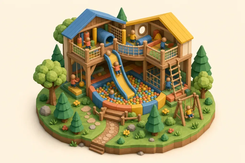 Giggles Play Mill - kidzdays illustration