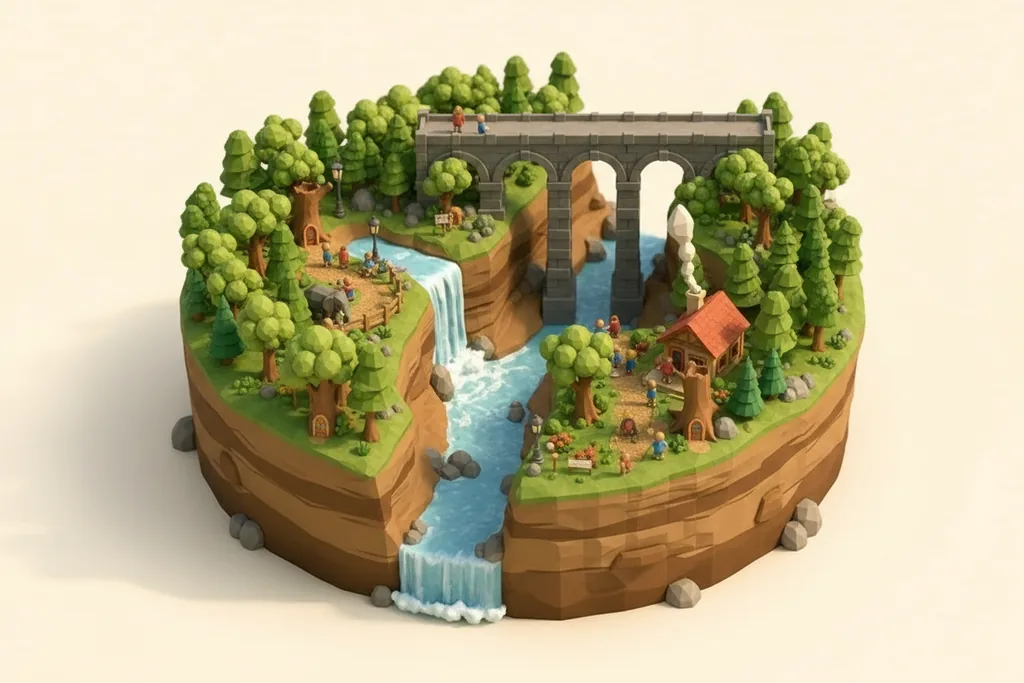 Healey Dell Nature Reserve - kidzdays illustration